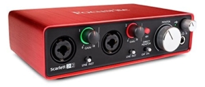 Focsrite Scarlett 2i2 - Best USB Audio Interface