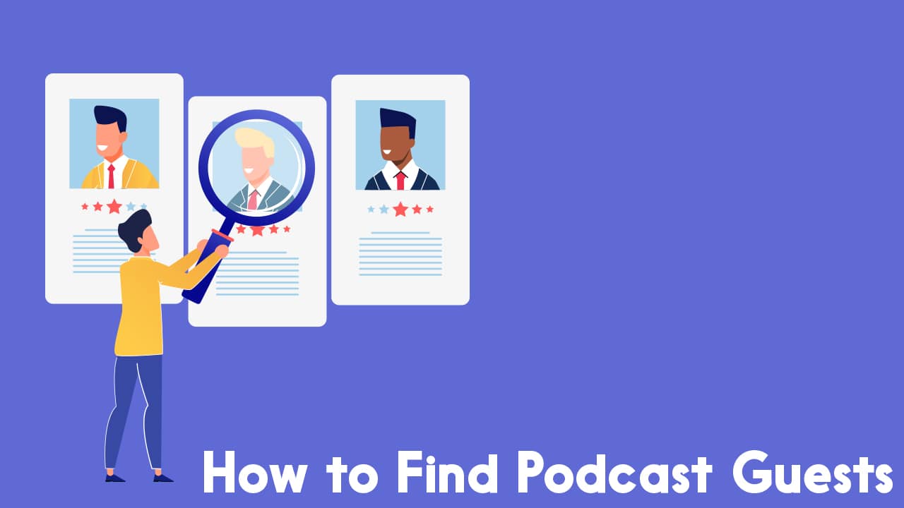how to find podcast guests