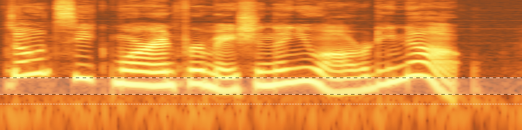 using an audio spectrogram for EQ decisions