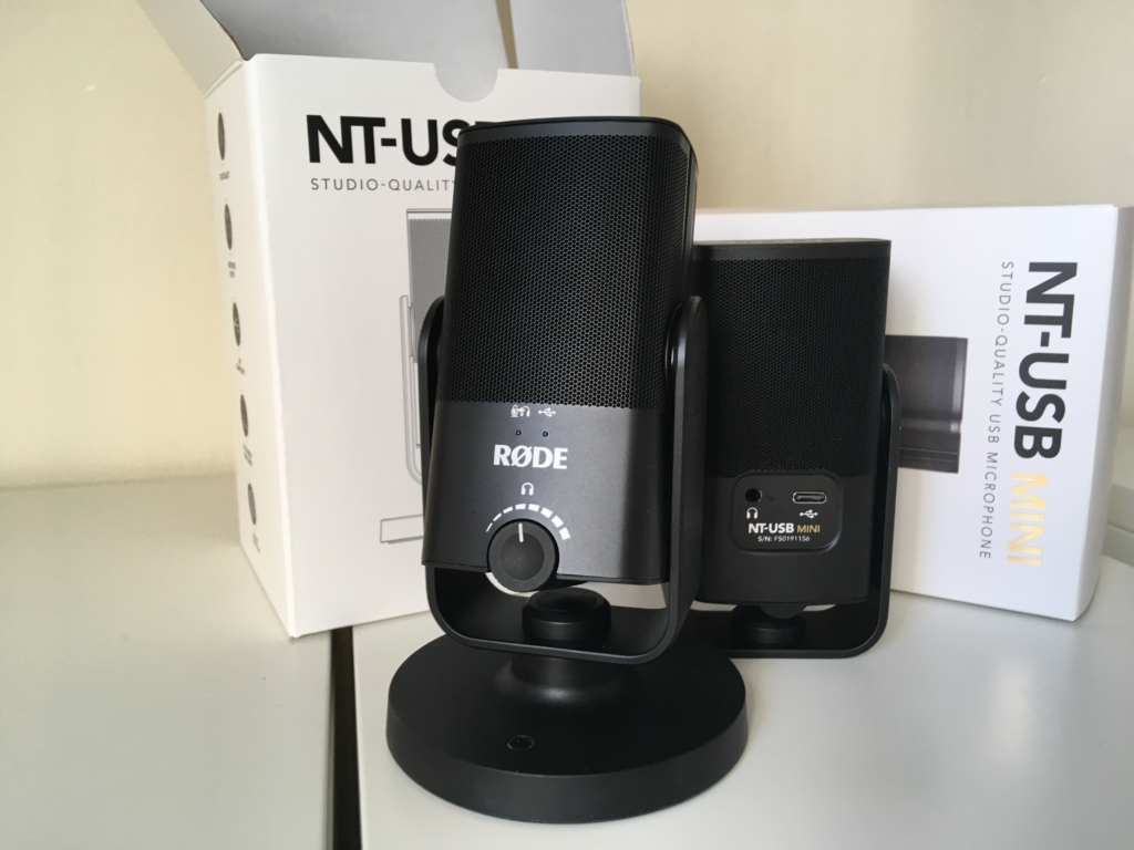 2 Rode NT-USB Mini mics that can be used with the Rode Connect software