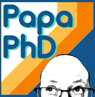 Papa Ph D logo art 