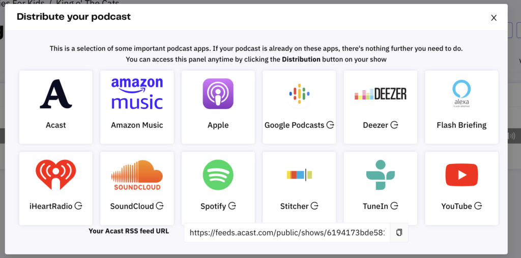 Acast Review links to distribution