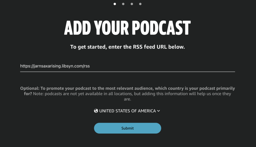 How to add your podcast on Amazon and Audible