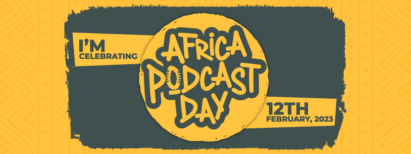 I'm celebrating Africa Podcast Day - official graphic