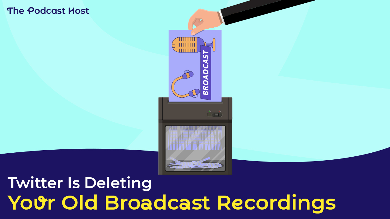twitter deleting old broadcast recordings