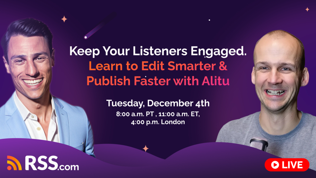 Keep your listeners engage webinar graphic